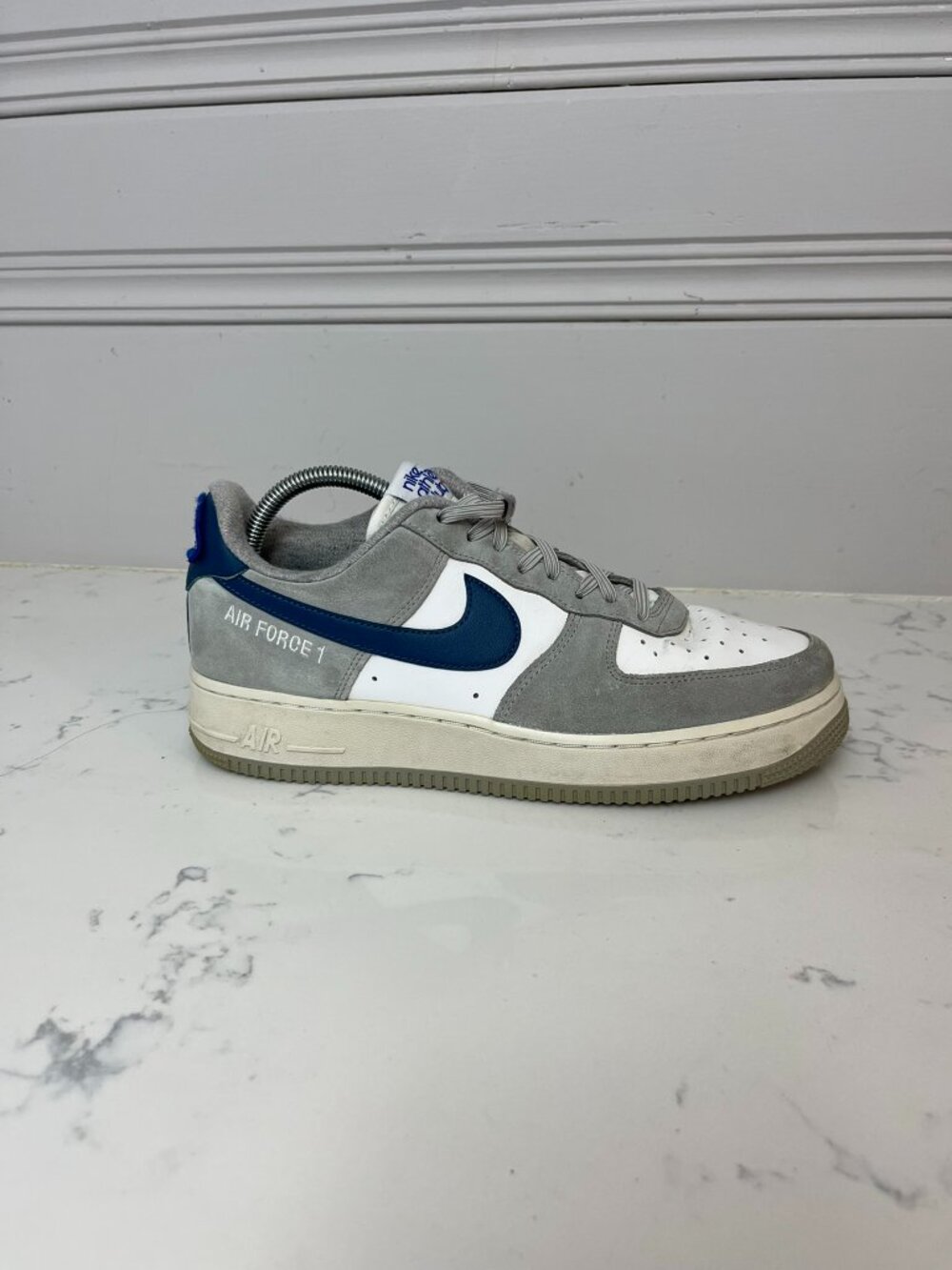 Nike Air Force 1 “Athletic Club” Low Sneakers Gray/White/Blue Men’s 9
